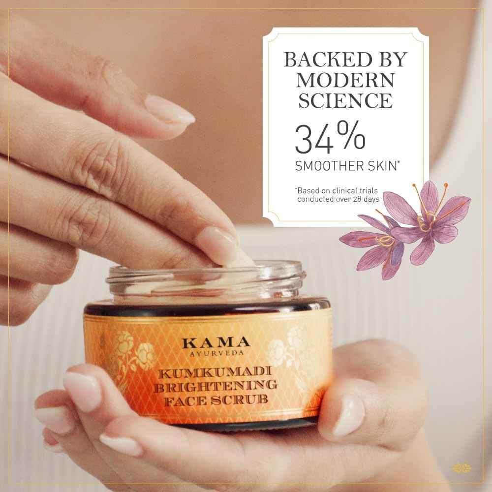 Kumkumadi Youth-Clarifying Mask-Scrub, 2 in 1 Mask Scrub