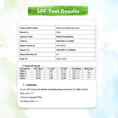 Mamaearth HydraGel Indian Sunscreen For Sun Protection