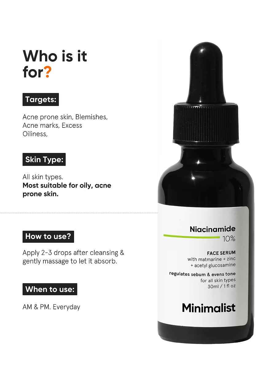 Minimalist 10% Niacinamide Face Serum