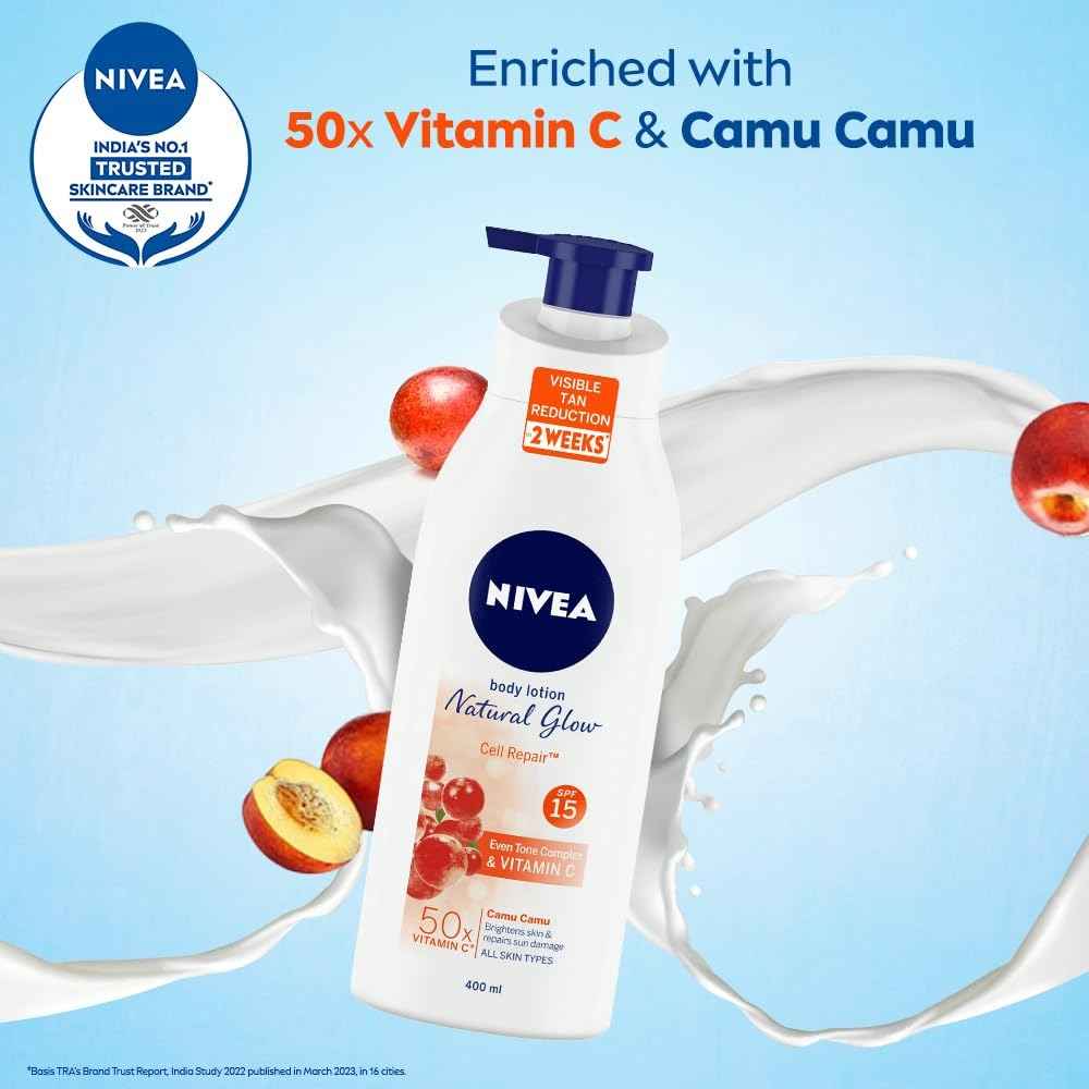 Nivea Body Lotion Natural Glow Cell Repair
