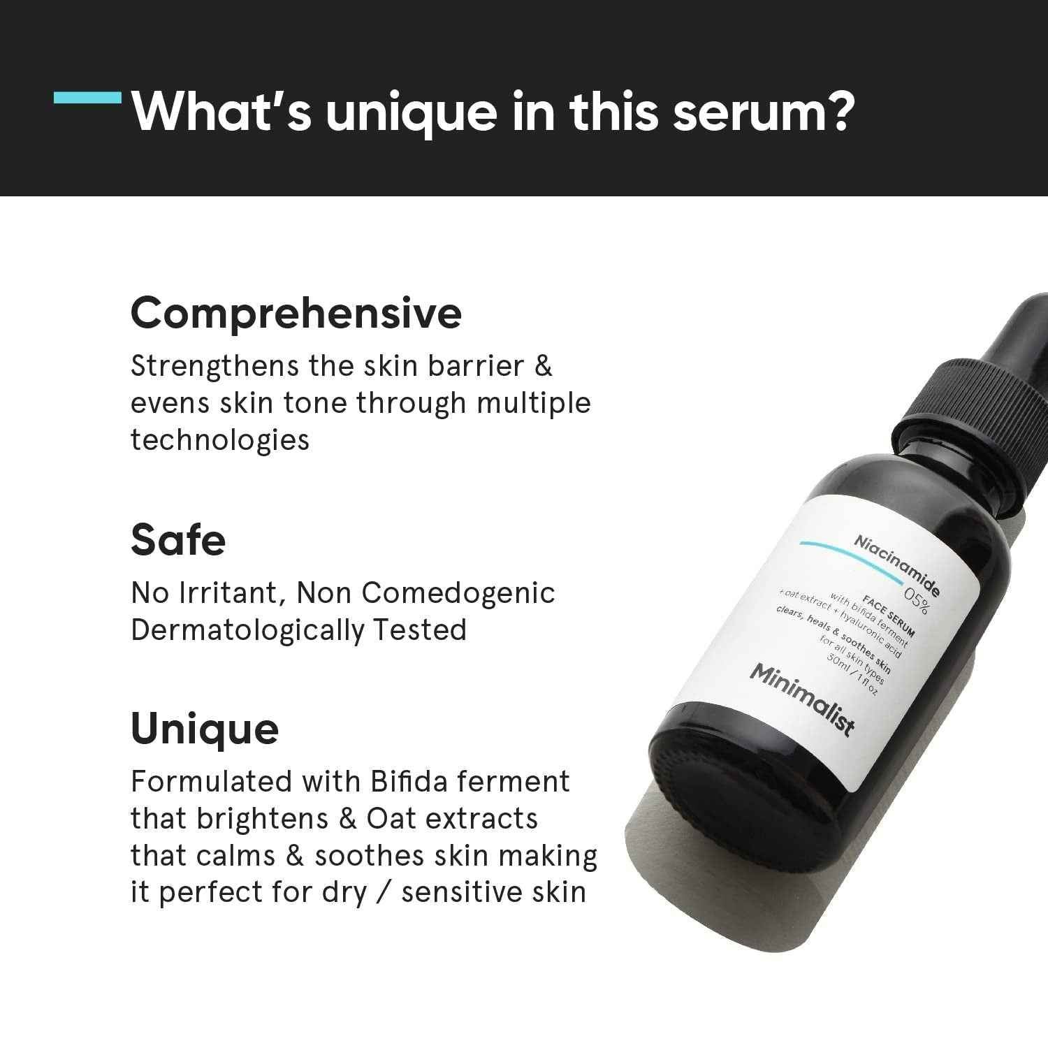 Minimalist Niacinamide 5% + Hyaluronic Acid 1%
