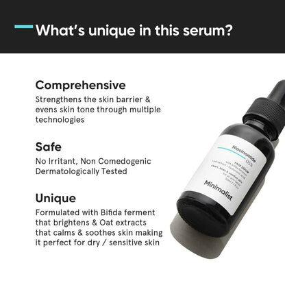 Minimalist Niacinamide 5% + Hyaluronic Acid 1%