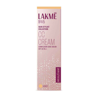 Lakme 9 To 5 Complexion Care Cc Face Cream SPF 30-Honey