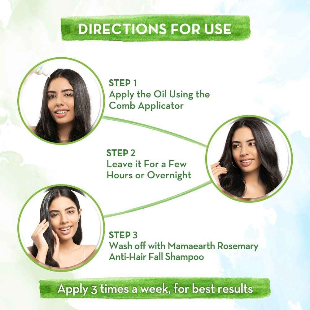 Mamaearth Rosemary Hair Growth Oil with Rosemary &amp; Methi Dana