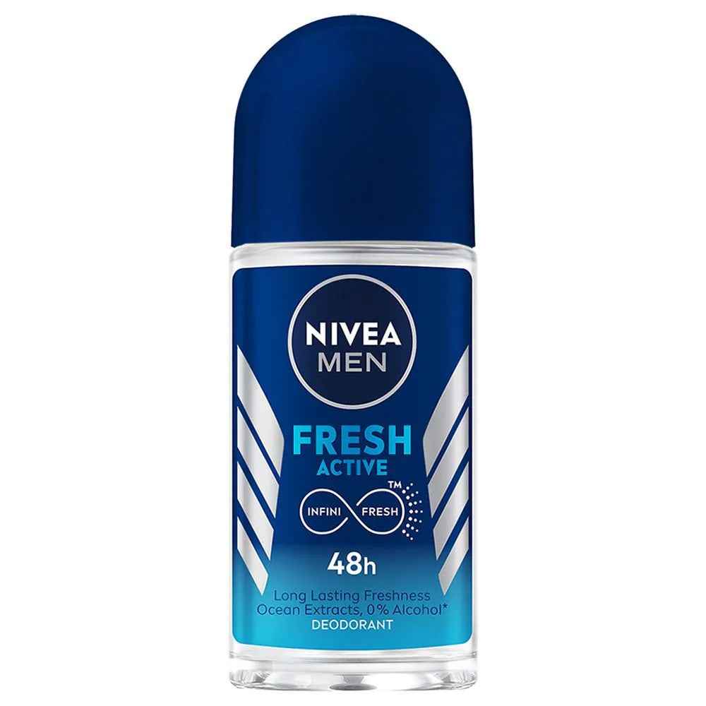 Nivea Men Fresh Active Deo Roll On 48 H Freshness