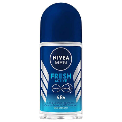 Nivea Men Fresh Active Deo Roll On 48 H Freshness
