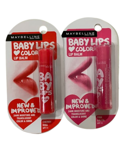 Maybelline New York Baby Lips Lip Balm (Pink &amp; Red)