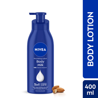 Nivea Nourishing Lotion Body Milk with Deep Moisture Serum for Very Dry Skin