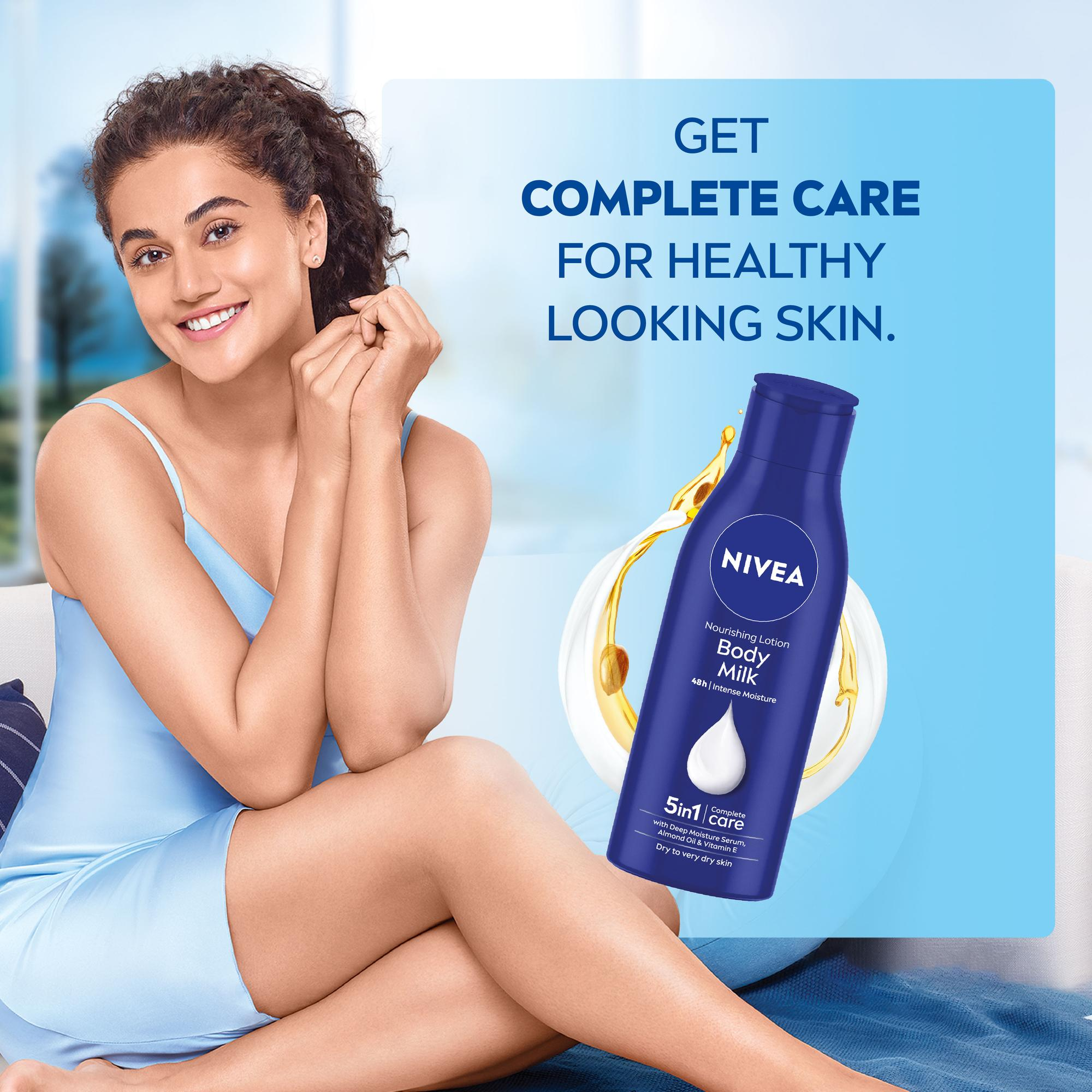Nivea Nourishing Lotion Body Milk with Deep Moisture Serum for Very Dry Skin