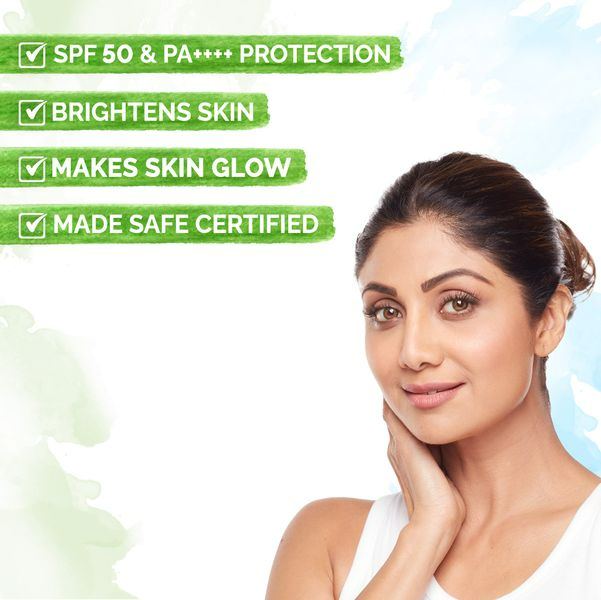 Mamaearth Vitamin C Daily Glow Sunscreen SPF 50 PA+++ for Sun Protection &amp; Glow