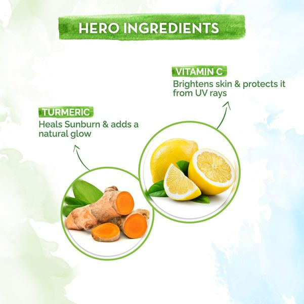 Mamaearth Vitamin C Daily Glow Sunscreen SPF 50 PA+++ for Sun Protection &amp; Glow