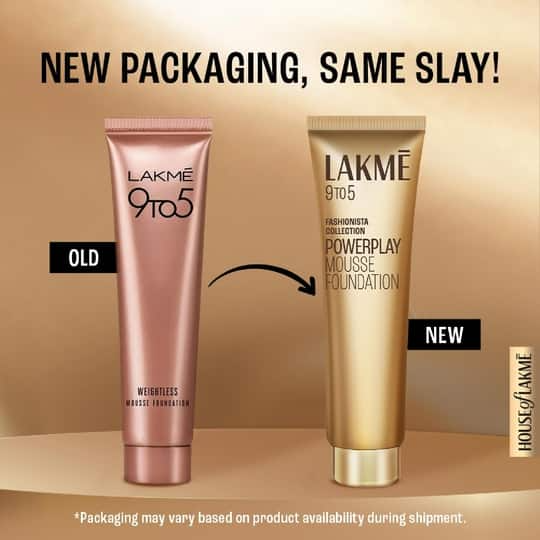 Lakme 9To5 Weightless Mousse Foundation - Beige Vanilla