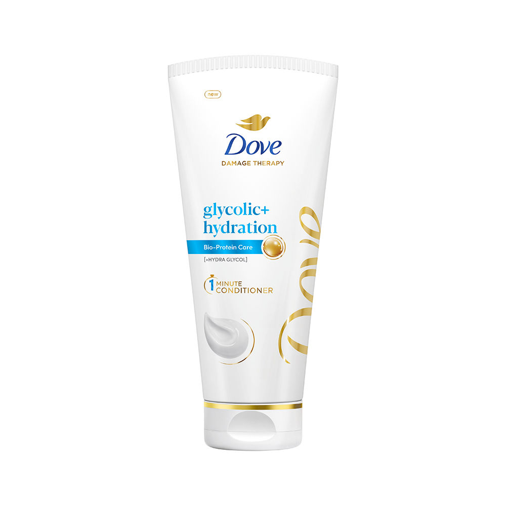 Dove Glycolic + Hydration Conditioner With 5% Hydra-Glycol For Upto 100 Hours Of Hydrated, Fluid Hair
