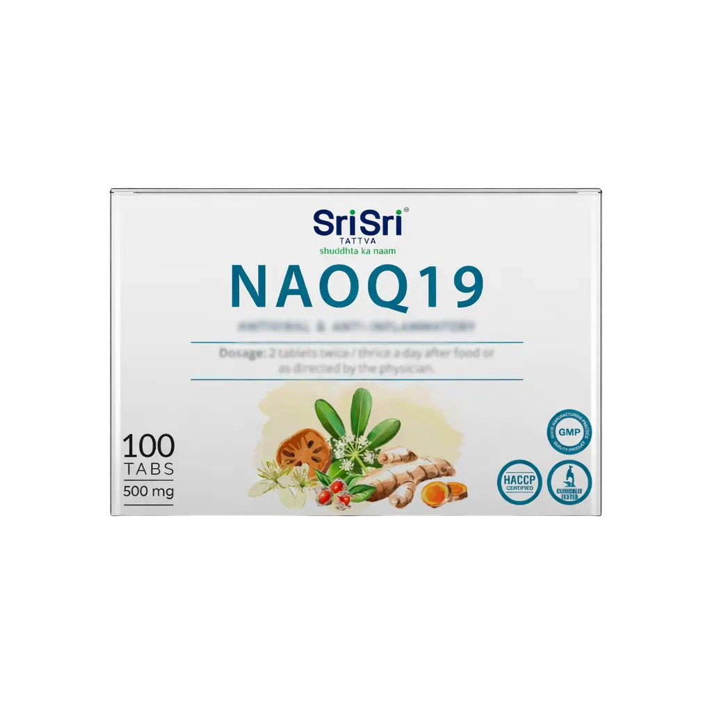 Sri Sri Tattva NAOQ19 Antiviral &amp; Anti Inflammatory Tablets
