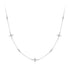 925 Sterling Silver White Gold Plated CZ Pendant Necklace for Women  DestGlow
