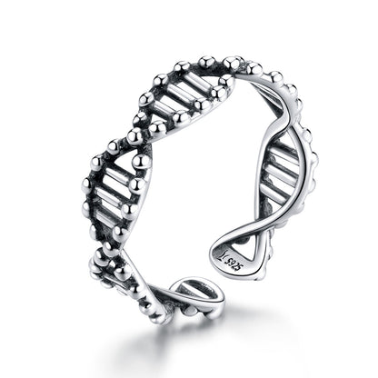 925 Sterling Silver Oxidized Ring for Women by Bids.com
