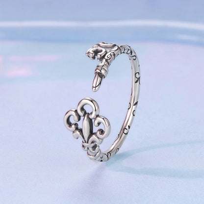 925 Sterling Silver Oxidized 0.14-0.8cm Ring for Women  DestGlow