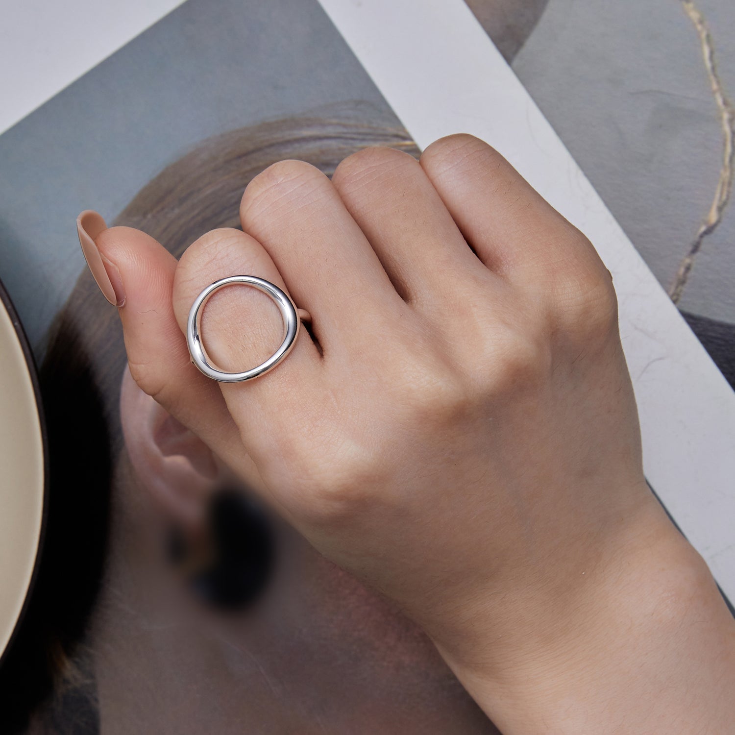 925 Sterling Silver Oxidized 1.8mm Wide Ring  DestGlow