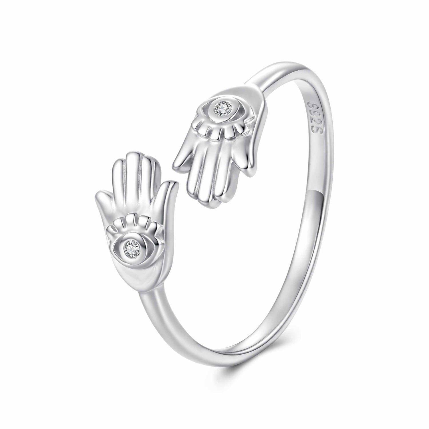 925 Sterling Silver Pavé Setting CZ Ring for Women  DestGlow