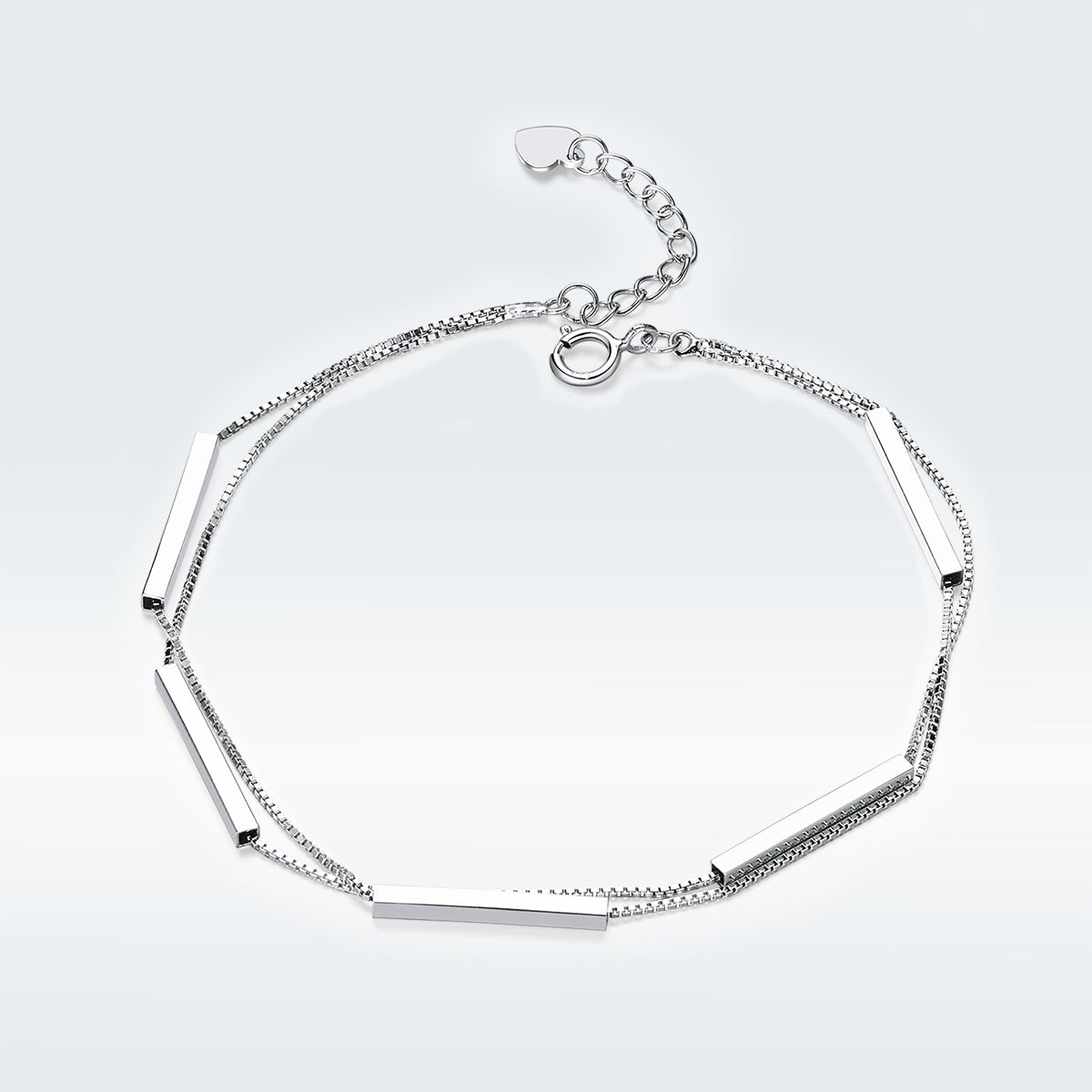 925 Sterling Silver Bracelet 20cm for Women  DestGlow