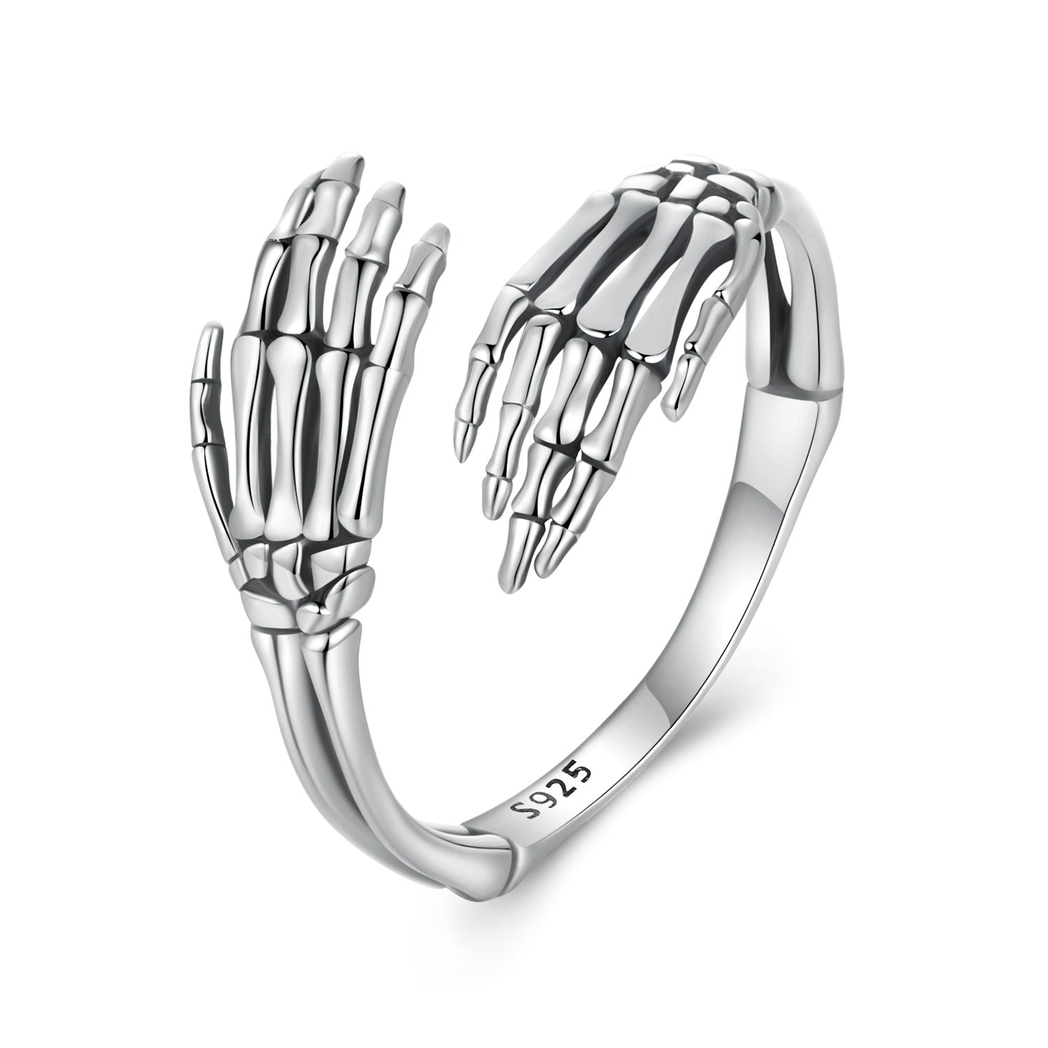 925 Sterling Silver Oxidized 0.2cm Ring  DestGlow