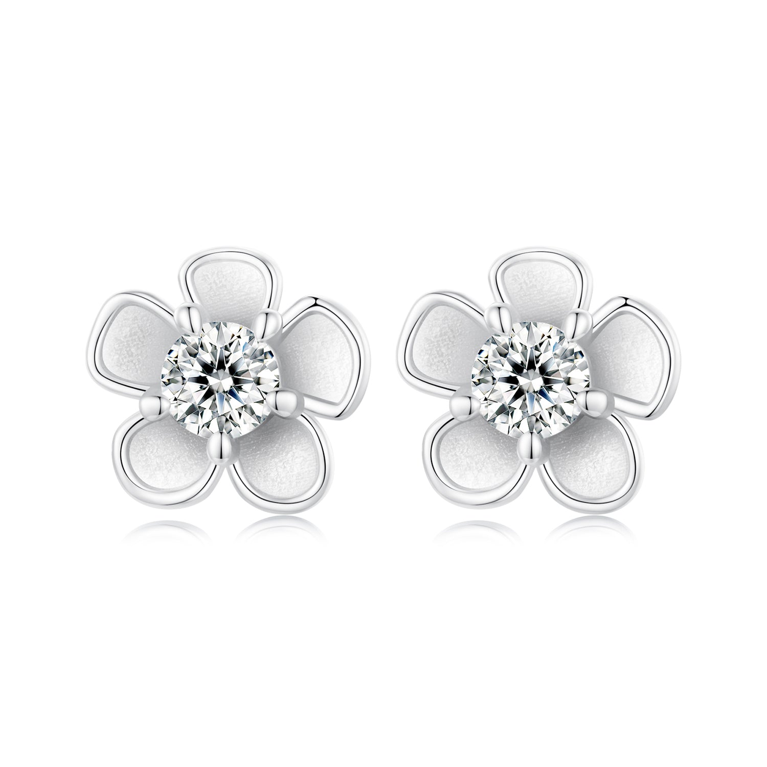 S925 Sterling Silver 3.00 Carat Moissanite Earrings for Women  DestGlow