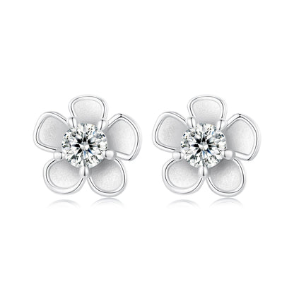 S925 Sterling Silver 3.00 Carat Moissanite Earrings for Women  DestGlow