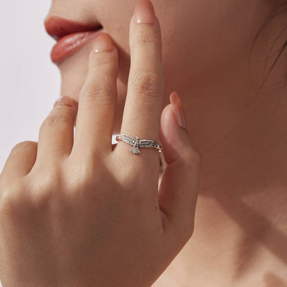 925 Sterling Silver Oxidized Ring for Men  DestGlow