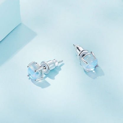 925 Sterling Silver Opal Earrings for Women  DestGlow
