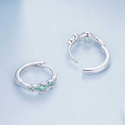 925 Sterling Silver Pave Setting CZ Earrings for Women  DestGlow