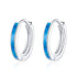 925 Sterling Silver + Platinum Translucent Opal Earrings for Women  DestGlow