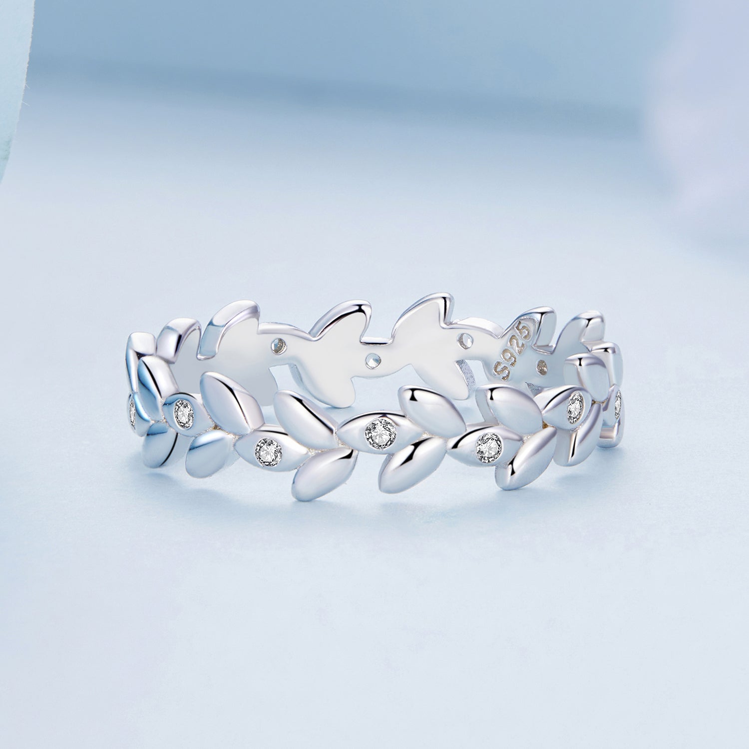 925 Sterling Silver Ring with CZ - Size 6.0 - Classic Style for Women  DestGlow