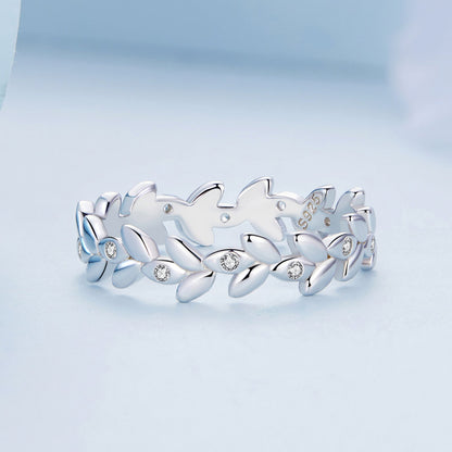 925 Sterling Silver Ring with CZ - Size 6.0 - Classic Style for Women  DestGlow