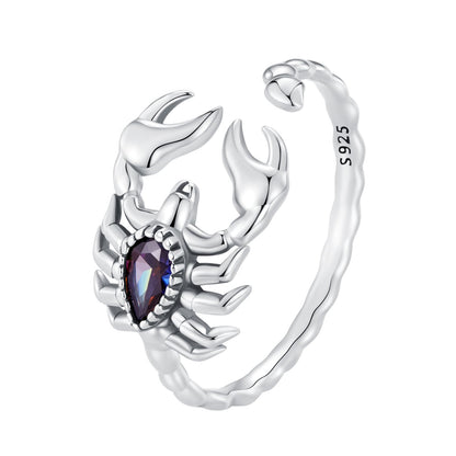925 Sterling Silver Pavé CZ Oxidized Silver Ring 1.9mm Style E  DestGlow