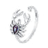 925 Sterling Silver Pavé CZ Oxidized Silver Ring 1.9mm Style E  DestGlow