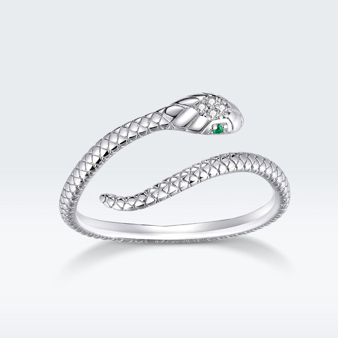 925 Sterling Silver CZ Plated Platinum Ring - Slim and Elegant Style by Bids.com