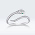 925 Sterling Silver CZ Plated Platinum Ring - Slim and Elegant Style by Bids.com