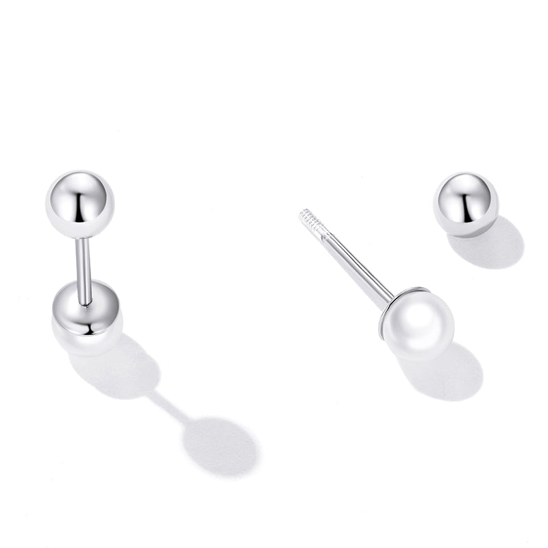 925 Sterling Silver Quality Shell Pearl Earrings for Women  DestGlow
