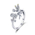 925 Sterling Silver Ring for Women - 0.2cm Width by Bids.com