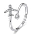 925 Sterling Silver Ring with Pavé Setting CZ in Size nan for Women  DestGlow