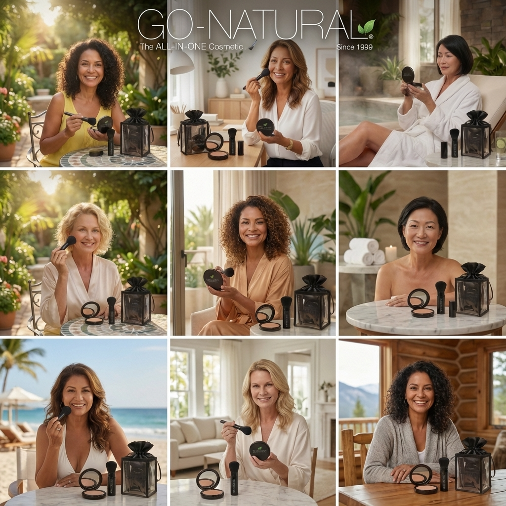 GO NATURAL® ALL-IN-ONE® Powder - Travel Gift Set  DestGlow