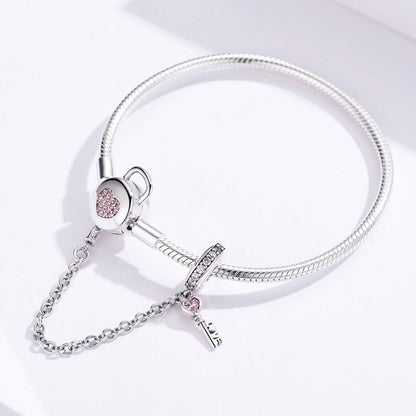 925 Sterling Silver Bracelet 17cm for Women  DestGlow