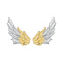 925 Sterling Silver Earrings with White Gold Plating for Women  DestGlow