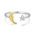 925 Sterling Silver & Gold Plated Pavé Set CZ Ring for Women  DestGlow
