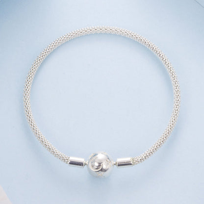 925 Sterling Silver CZ Pavé Setting Bracelet, Size 17.0 for Women  DestGlow