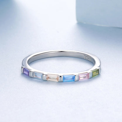 925 Sterling Silver CZ Pavé Setting Ring Size 6 for Women  DestGlow