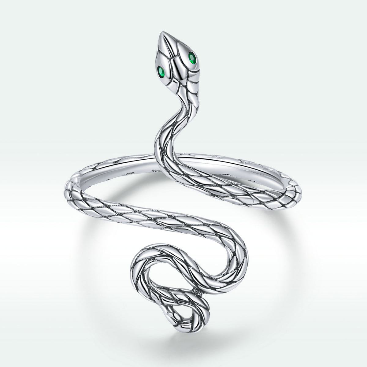 925 Sterling Silver Oxidized Pavé Setting CZ Ring  DestGlow