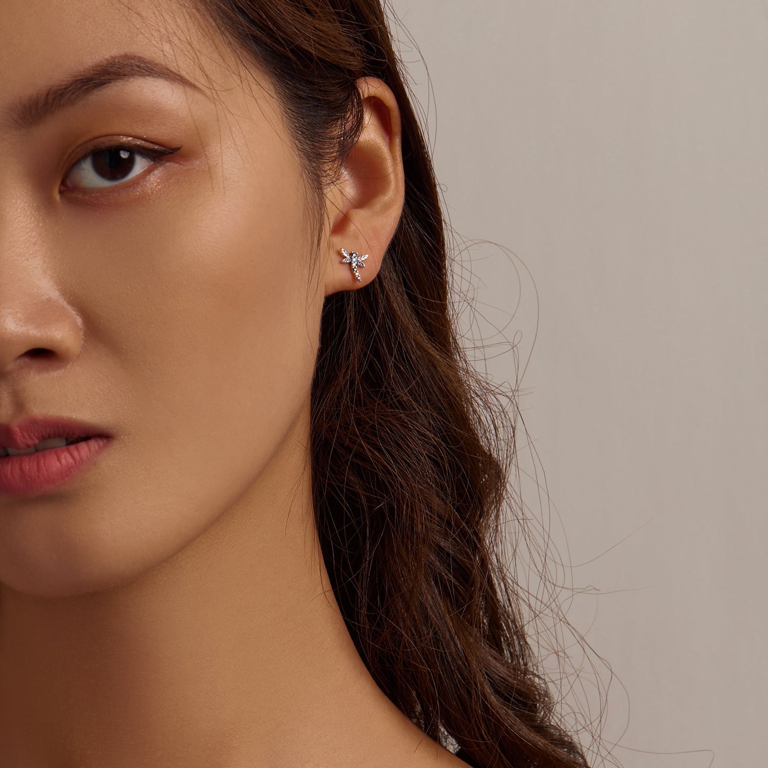 925 Sterling Silver Earrings with Pavé Setting CZ in Oxidized Silver  DestGlow