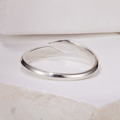 925 Sterling Silver Oxidized 0.18cm Ring  DestGlow