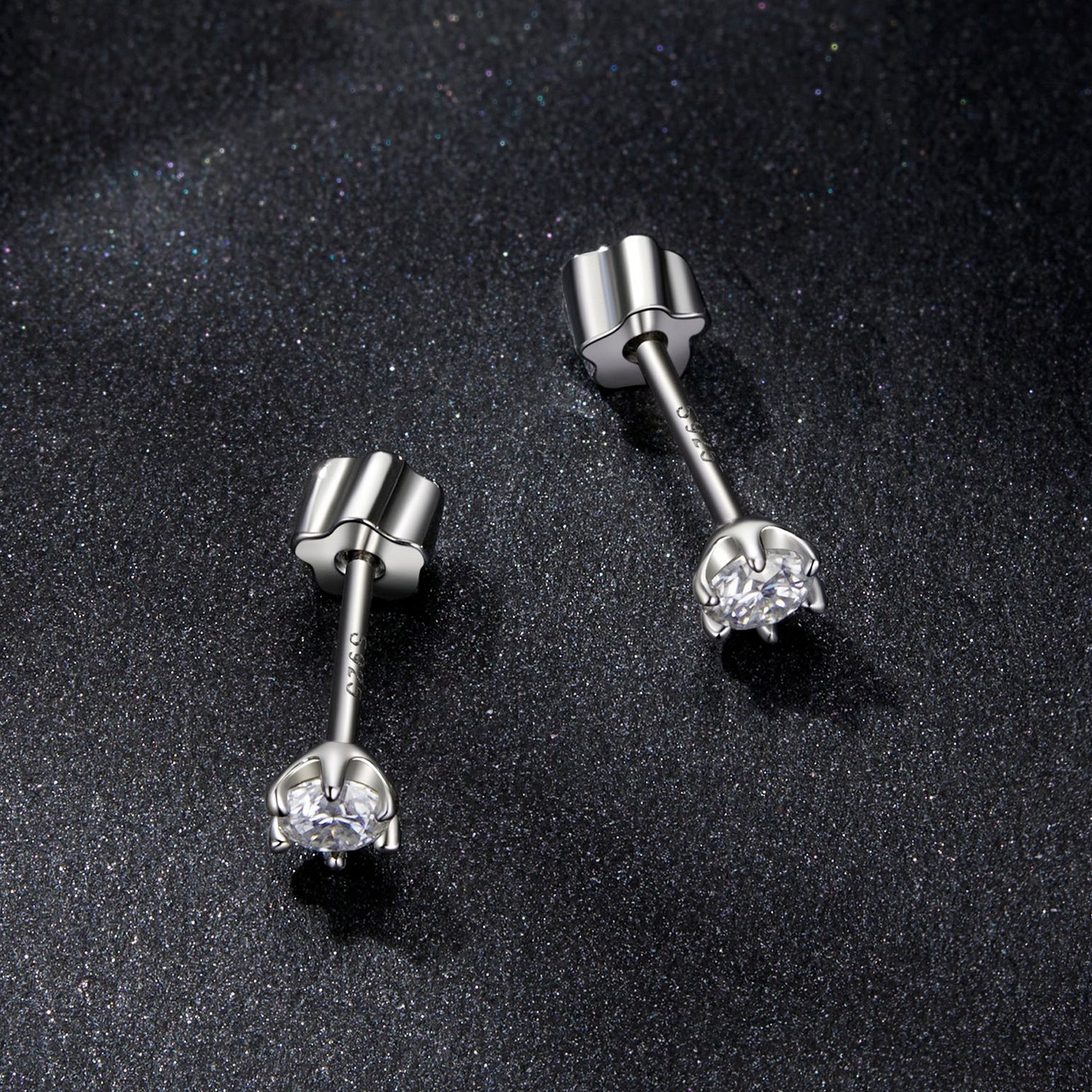 925 Sterling Silver 0.5 Carat Moissanite Earrings for Women  DestGlow